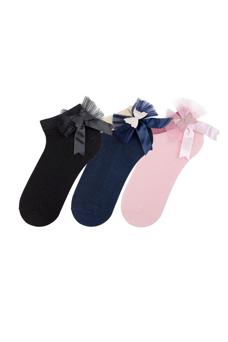 'WOMENS BOOTIES WITH BUTTERFLY ACCESSORIES