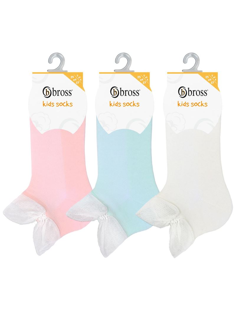 BROSS SELF FLOSS RIBBON GIRLS  BOOTIES ASORTY