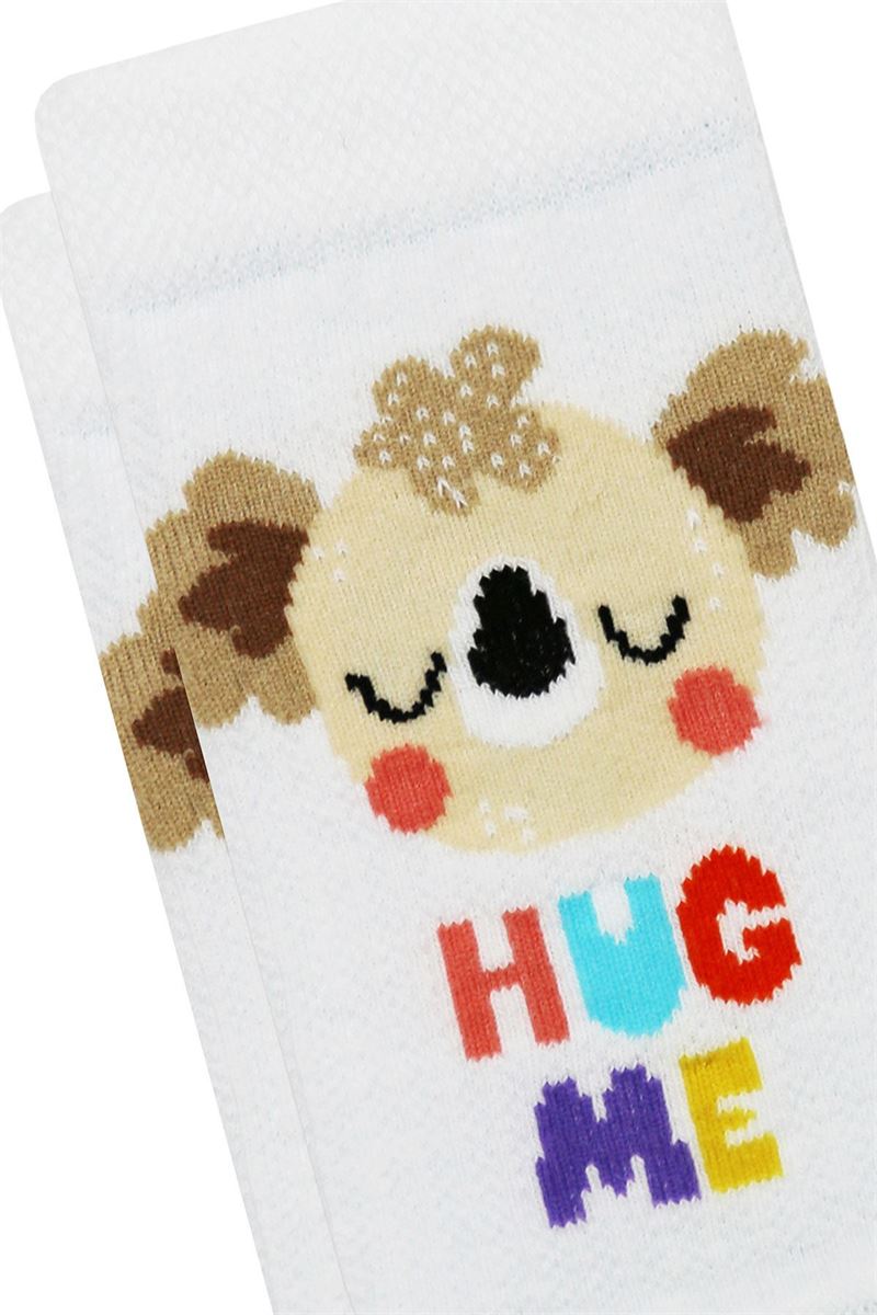 BROSS KOALA PATTERNED GIRLS BOOTIES SOCKS ASORTY
