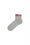 FLOWER DETAILED WOMENS BOOTIES SOCKS