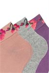 FLOWER DETAILED WOMENS BOOTIES SOCKS