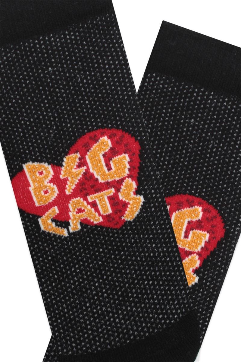BROSS LEOPARD, CAT, TEXT PATTERNED WOMENS BOOTIES SOCKS ASORTY
