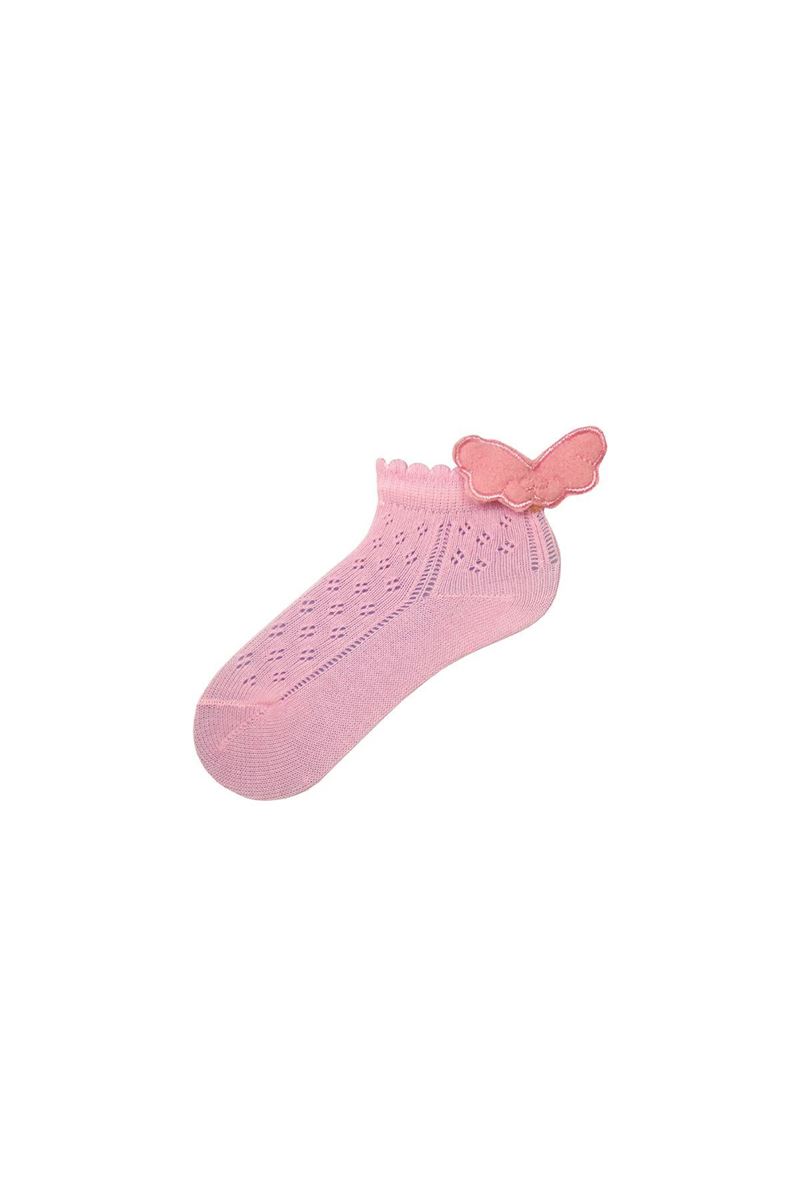 FISHNET BABY GIRL BOOTIES SOCKS WITH ANGEL WING AC ASORTY