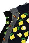 FRUIT PATTERNED MENS BOOTIES SOCKS