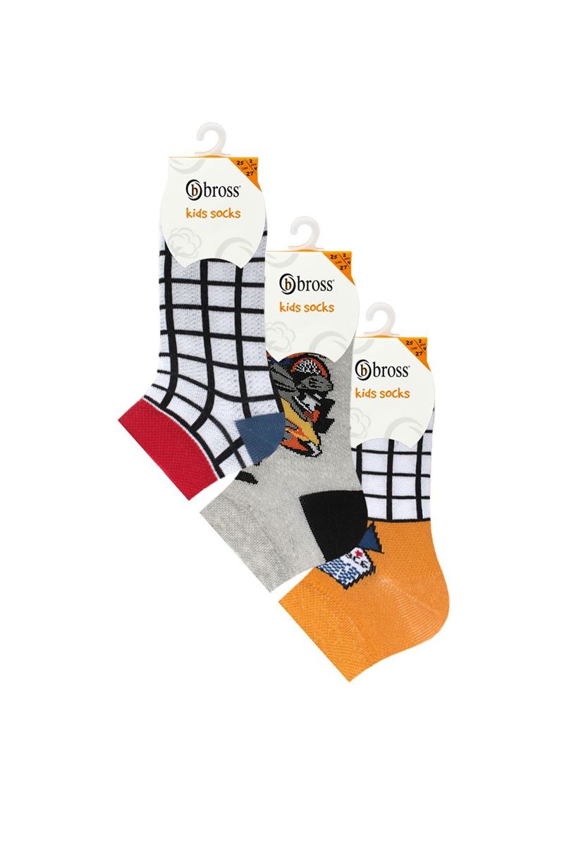 BROSS MOTOR RACE BOYS BOOTIES SOCKS ASORTY