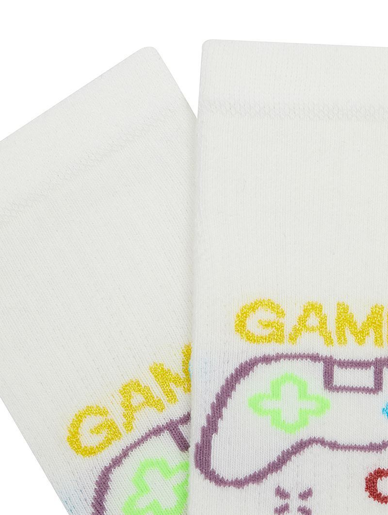 BROSS GAME THAMED BOYS SHAFTLESS SOCKS ASORTY