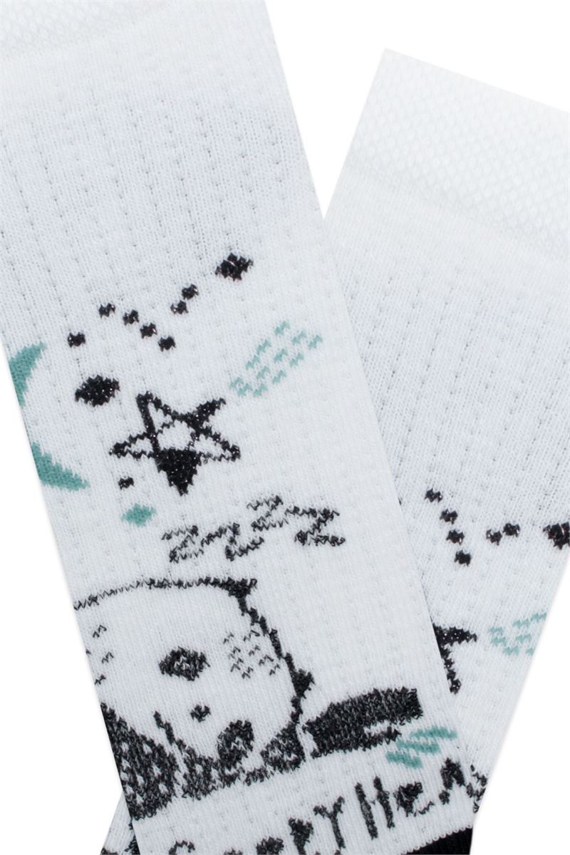 BROSS PANDA AND STAR PATTERNED GIRLS BOOTIES SOCKS ASORTY