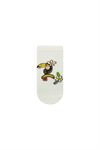 PARROT AND FLAMINGO PATTERNED WOMENS BOOTIES SOCK