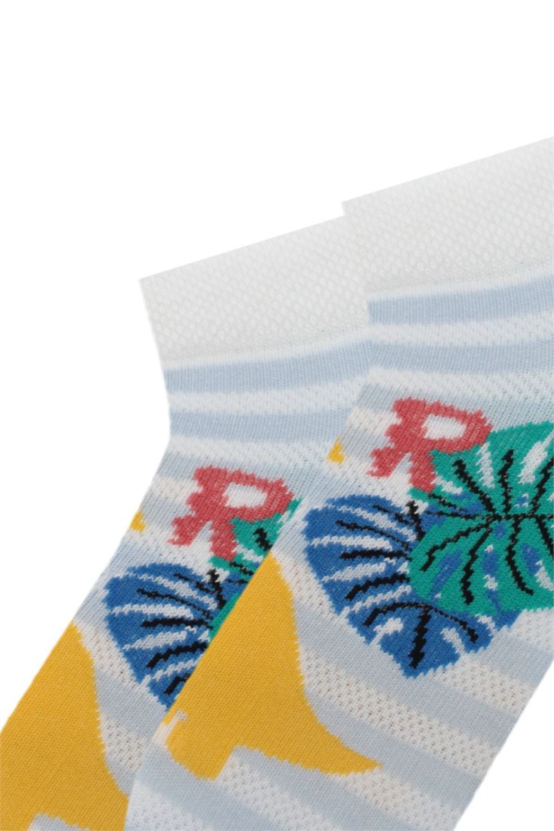 BROSS SAFARI ANIMAL PATTERNED BOYS BOOTIES SOCKS ASORTY