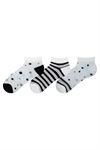 SILVERY CIRCLE AND POINT PATTERNED WOMENS BOOTIES