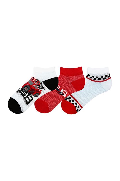 Speed Race Boys Booties Socks 12