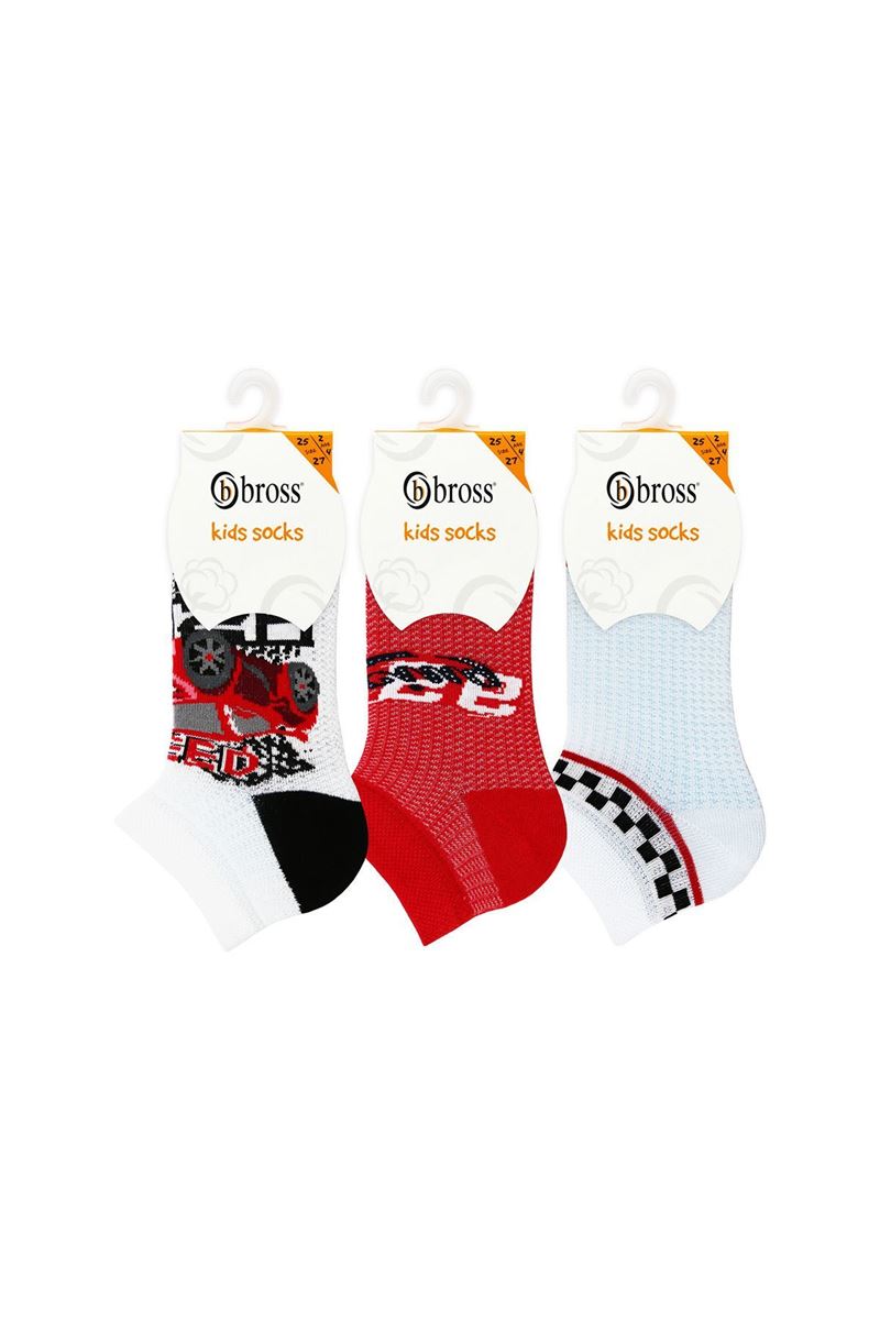 BROSS SPEED RACE BOYS BOOTIES SOCKS ASORTY