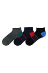 SPORTS CIRCLE PATTERNED MENS BOOTIES SOCKS