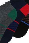 SPORTS CIRCLE PATTERNED MENS BOOTIES SOCKS