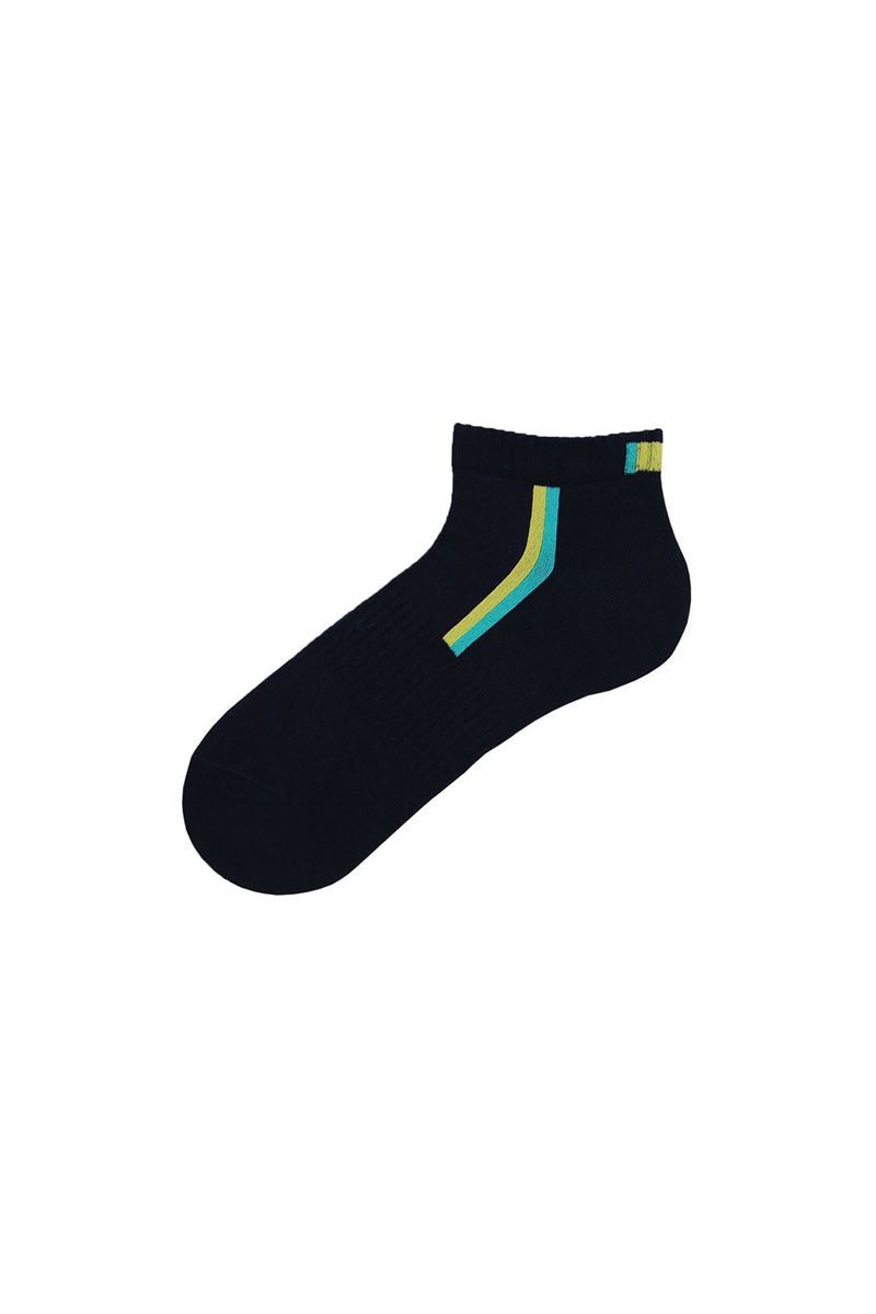 BROSS SPORTS LINE PATTERNED MENS BOOTIES SOCKS ASORTY