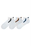 SPORTS LINE PATTERNED MENS BOOTIES SOCKS