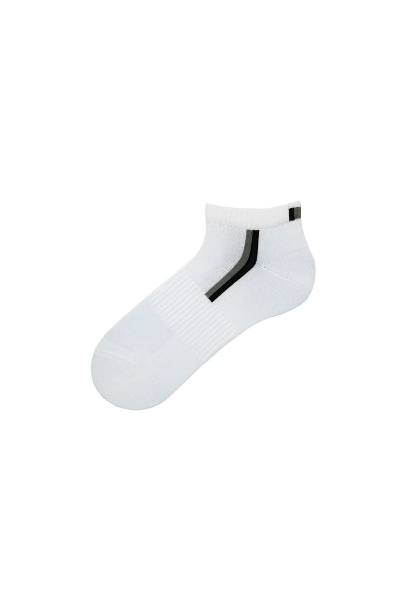 SPORTS LINE PATTERNED MENS BOOTIES SOCKS