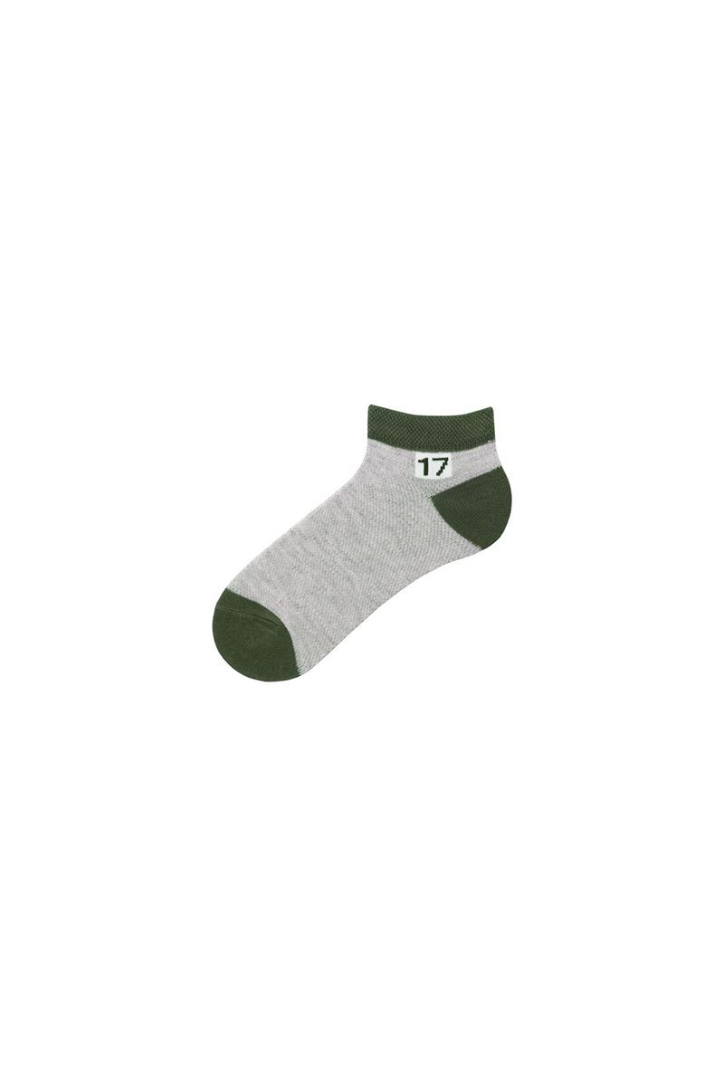 BROSS SPOR17 TEXT PATTERNED BOYS BOOTIES SOCKS ASORTY