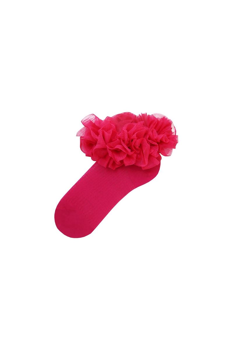 BABY GIRLS BOOTIES WITH TULLE ACCESSORY ASORTY