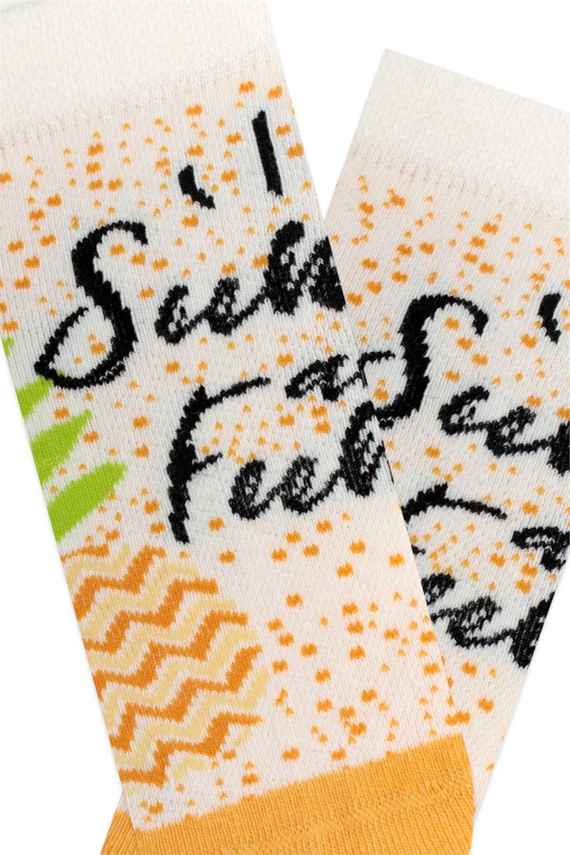 BROSS SUMMER FRUIT PATTERNED GIRLS BOOTIES SOCKS ASORTY