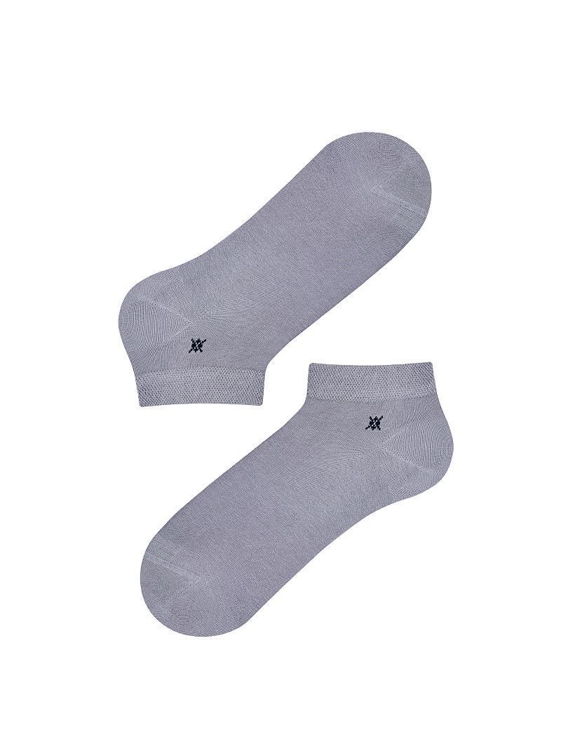 BROSS SUMMER PATTERNED OF STOCKING MEN S BOOTIES GREY