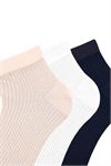 SUMMER KNITTING PATTERNED WOMENS BOOTIES SOCKS