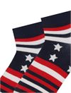 STAR, CIRCLE, DIAMOND-SHAPED PATTERNED MEN BOOTIES