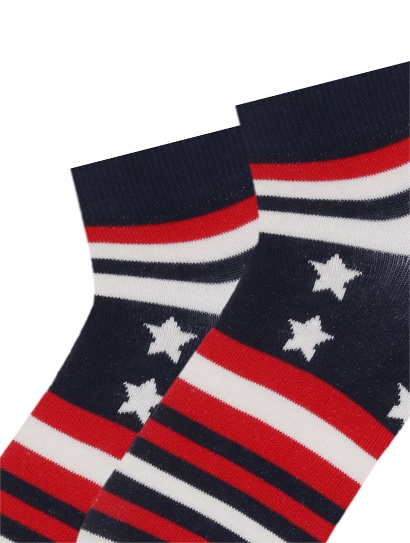 STAR, CIRCLE, DIAMOND-SHAPED PATTERNED MEN BOOTIES