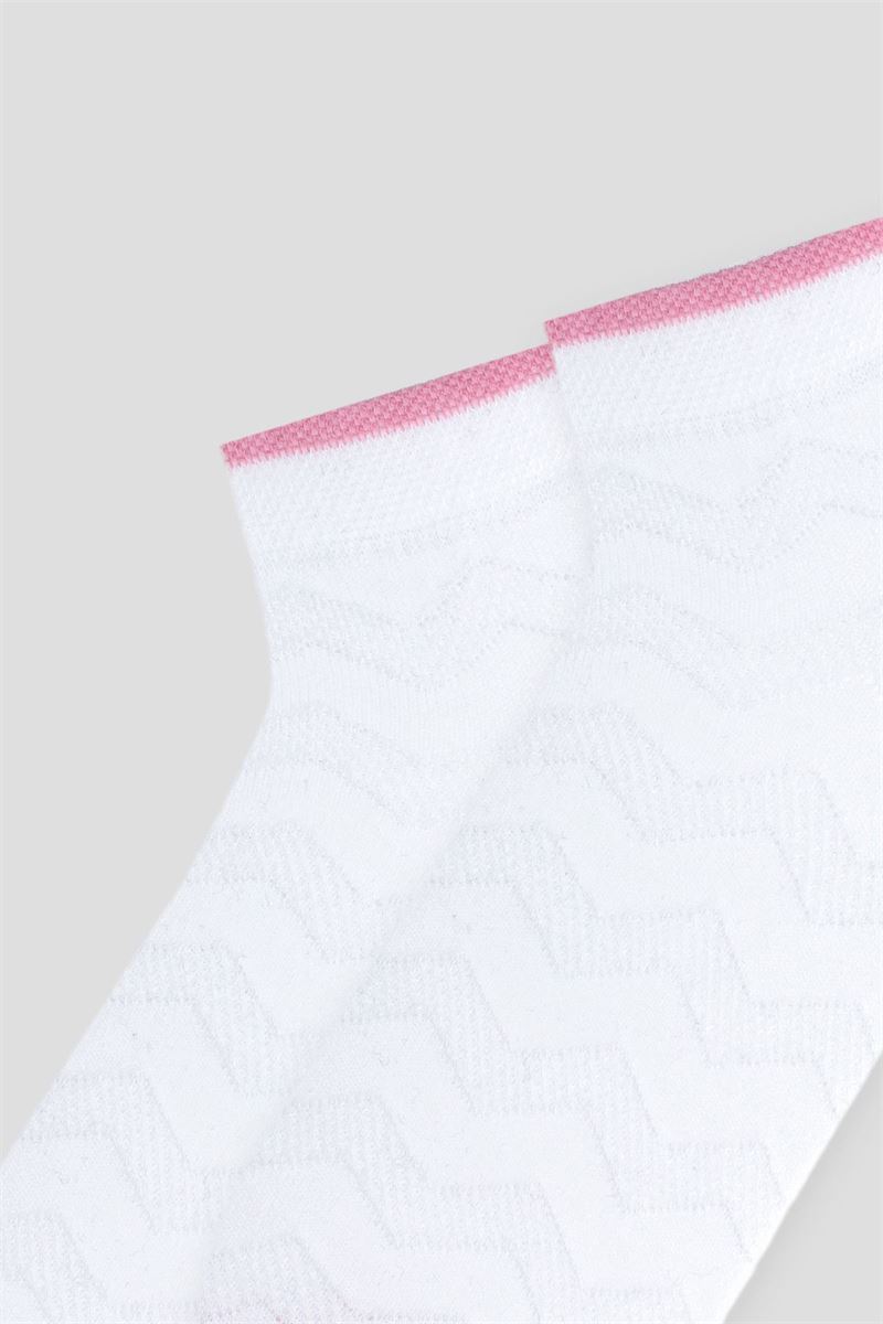 BROSS ZIGZAG CIRCLE PATTERNED GIRLS BOOTIES SOCKS ASORTY
