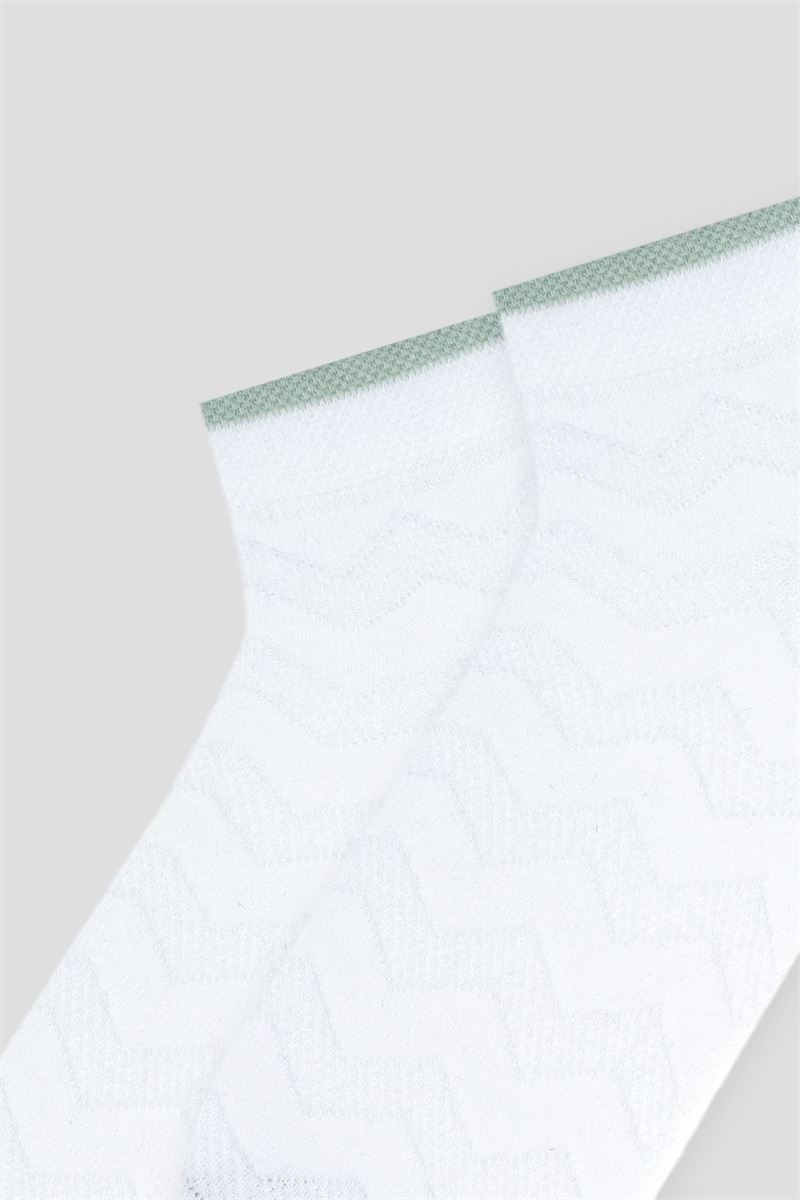 BROSS ZIGZAG CIRCLE PATTERNED GIRLS BOOTIES SOCKS ASORTY