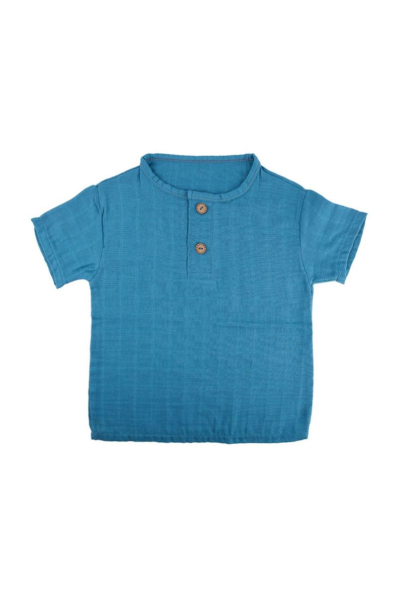 BONDILOLLY BABY MUSLINE 100% COTTON T-SHIRT 2-LAYERS 