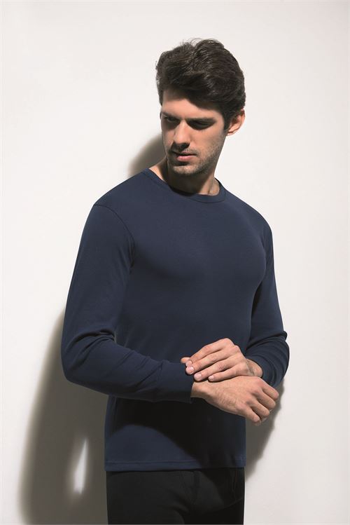 Men %100 Cotton Long Sleeve T-Shirt 6