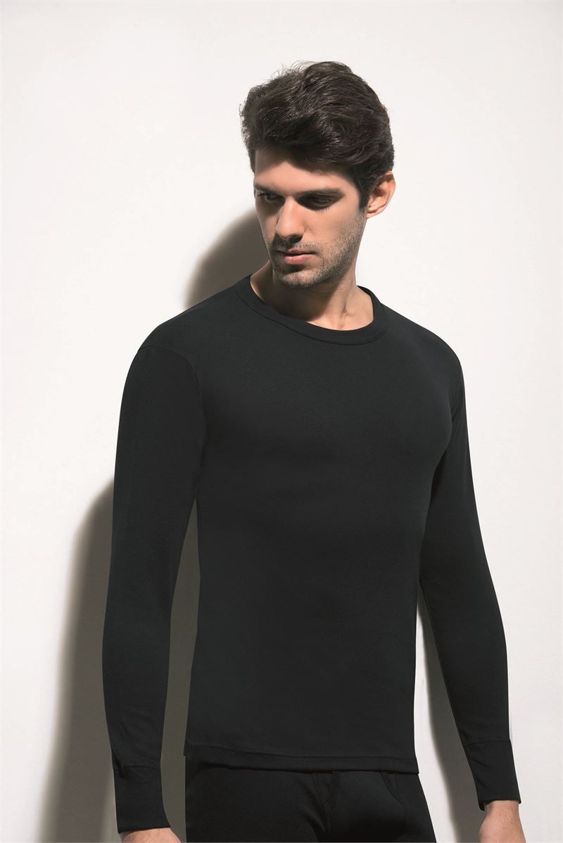 100% cotton long sleeve male undershirt - bross wholesale